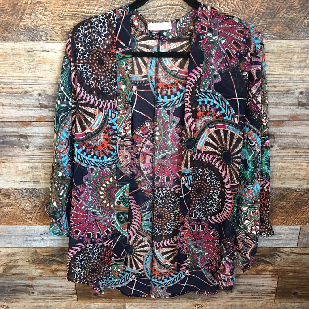 “Kaleidoscope” cardigan,Sz.L
